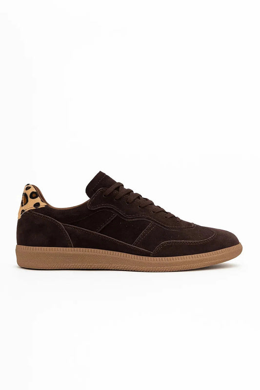 Tenis Mujer Lisboa – Marròn Animal Print - Tenis para Mujer