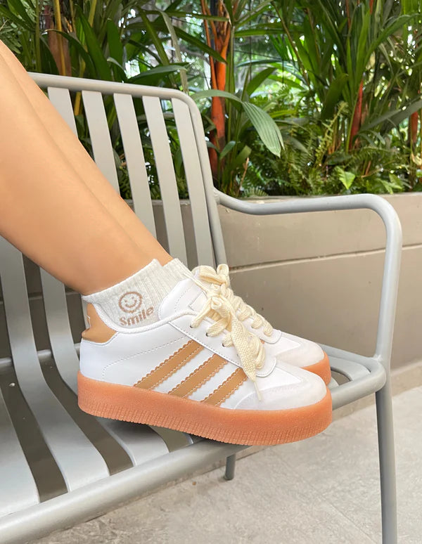 Tenis Mujer – Samba Beige