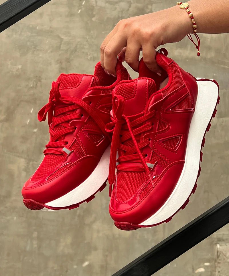 Tenis para Mujer - Lissa Rojo - Tenis para Mujer