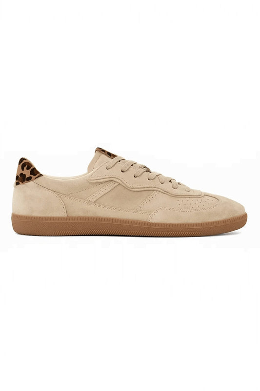 Tenis Mujer Lisboa – Beige Animal Print - Tenis para Mujer