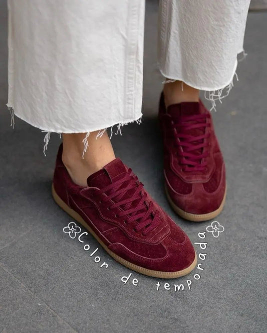 Tenis Mujer Granada – Vino tinto - Tenis para Mujer