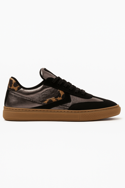 Tenis Mujer Milano – Negro Animal Print - Tenis para Mujer