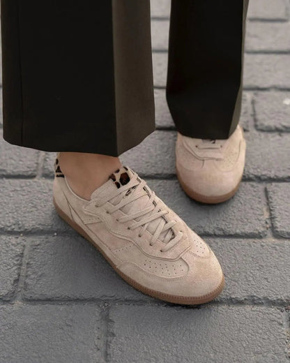 Tenis Mujer Lisboa – Beige Animal Print - Tenis para Mujer