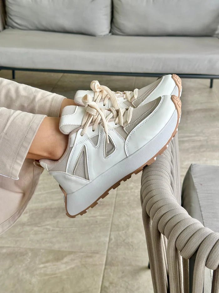 Tenis para Mujer - Lissa Beige - Tenis para Mujer