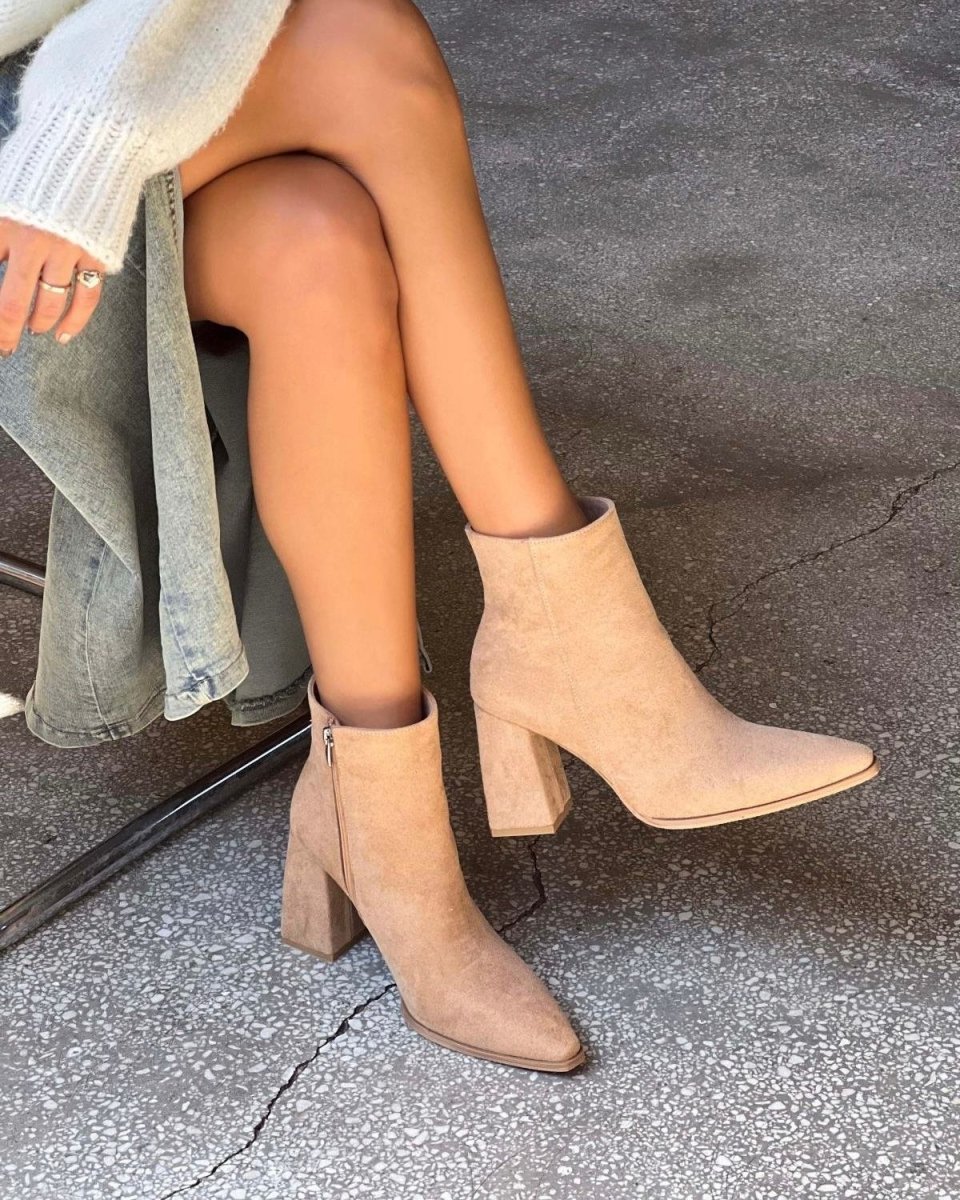 Botin Para Mujer Beige - Brianna - Tenis para Mujer