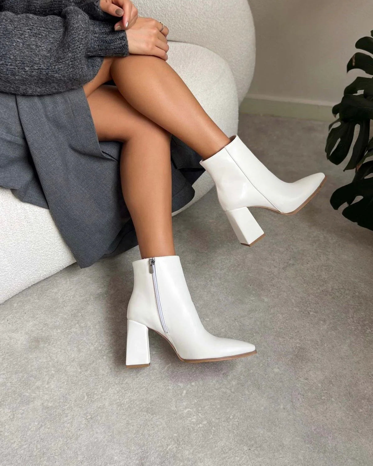 Botin Para Mujer Blanco - Brianna - Tenis para Mujer