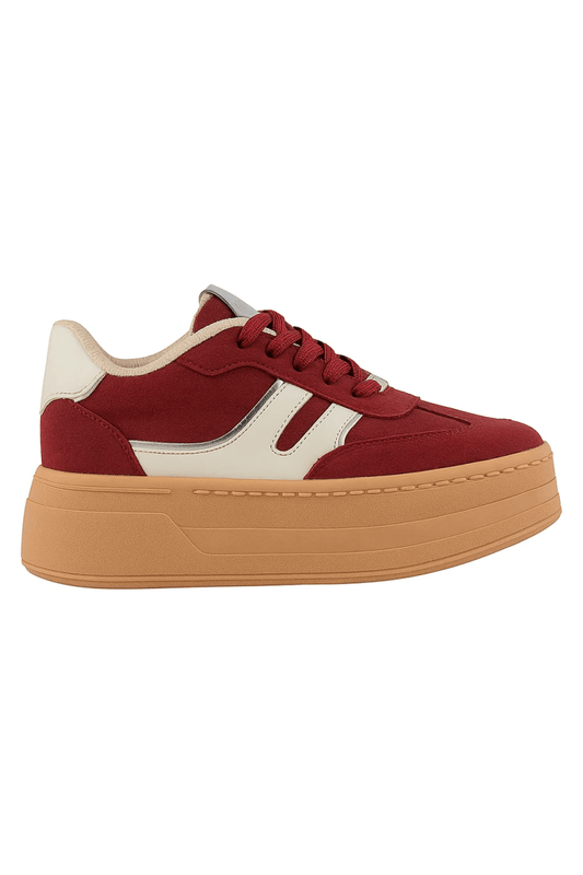 Tenis para Mujer - Gema Vinotinto - Tenis para Mujer