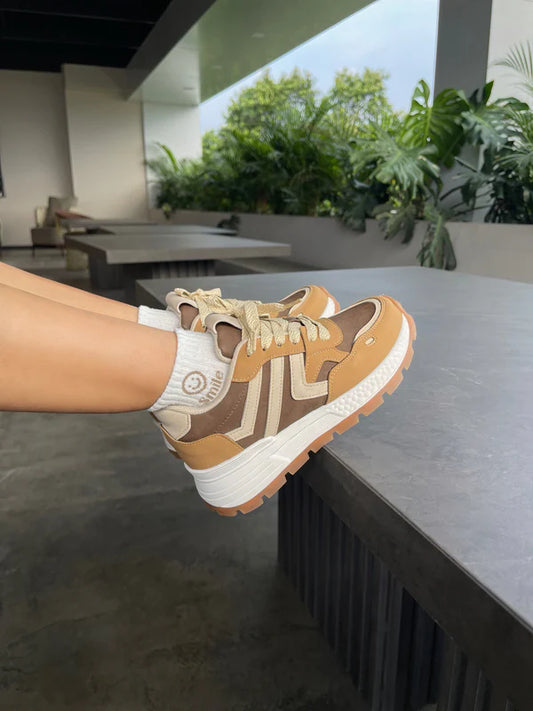 Tenis para Mujer- Bellota Beige