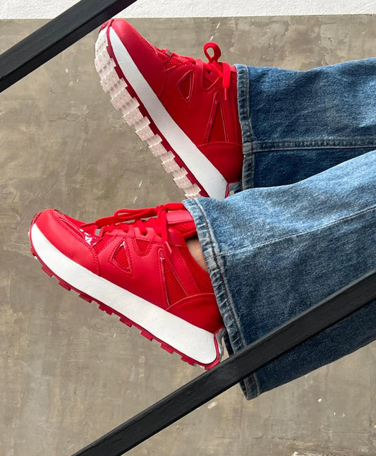 Tenis para Mujer - Lissa Rojo - Tenis para Mujer